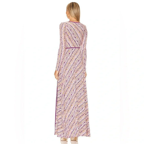 FREE PEOPLE Phoebe Maxi Dress in Peach Combo - Picture 3 of 11